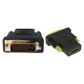 POWERTECH αντάπτορας HDMI θηλυκό σε DVI 24+1 αρσενικό ADA-H003, μαύρος
