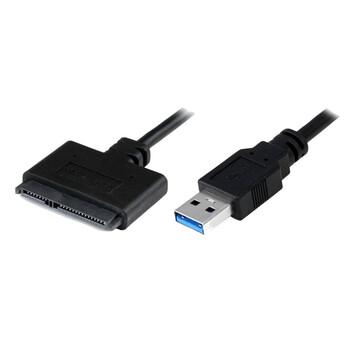 POWERTECH καλώδιο USB 3.0 σε SATA CAB-U032, copper, 0.20m, μαύρο