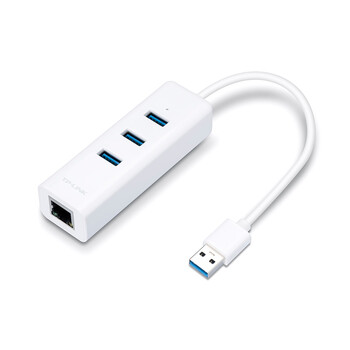TP-LINK docking station UE330, 4 θυρών, USB σύνδεση, Gigabit, λευκό