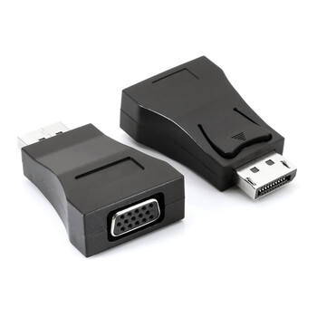 POWERTECH Αντάπτορας DisplayPort (M) σε VGA (F) CAB-DP035, μαύρο