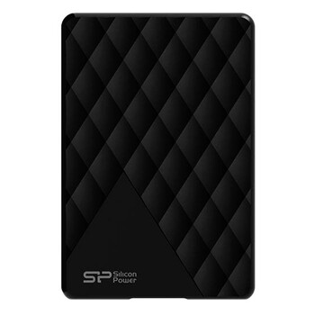 SILICON POWER εξωτερικός HDD 1TB Diamond D06, USB 3.0, Black