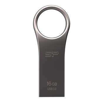 SILICON POWER USB Flash Drive Jewel 80, 16GB, USB 3.2, Titanium
