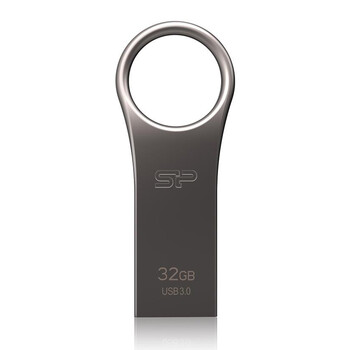 SILICON POWER USB Flash Drive Jewel 80, 32GB, USB 3.2, Titanium