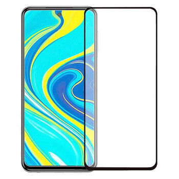 POWERTECH Tempered Glass 5D, full glue, Xiaomi Redmi Note 9 Pro, μαύρο