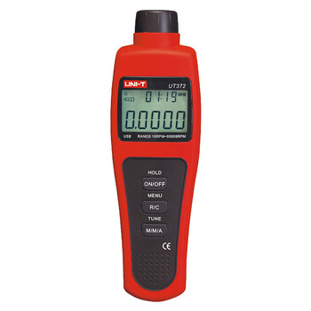 UNI-T ταχόμετρο UT372, με οθόνη LCD, USB