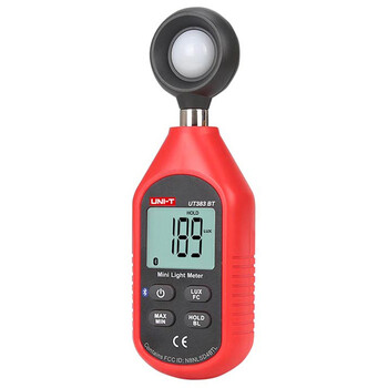 UNI-T μετρητής φωτεινότητας LUX UT383BT, Bluetooth