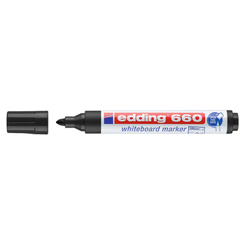 EDDING μαρκαδόρος ασπροπίνακα 660, επαναγεμιζόμενος, μαύρος
