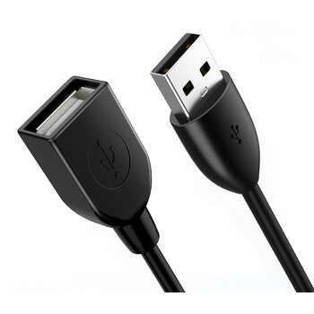 CABLETIME καλώδιο προέκτασης USB CT-AMAF2, 3A, 480Mbps, 3m, μαύρο