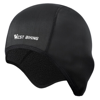 WEST BIKING ποδηλατικός σκούφος BIKE-0037, μαύρος WEST BIKING ποδηλατικός σκούφος BIKE-0037, μαύρος