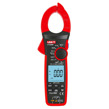 UNI-T πολύμετρο & αμπεροτσιμπίδα UT206B, 1000A AC, NCV, True RMS