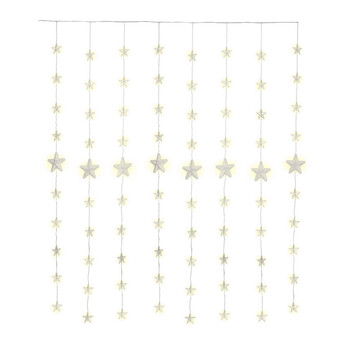 GOOBAY LED λαμπάκια κουρτίνα 57941, 3000K, 6.05m, IP44, 31V, 80 LED