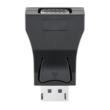 GOOBAY αντάπτορας DisplayPort σε VGA 63489, gold-plated, μαύρος