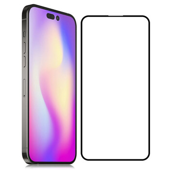 POWERTECH tempered glass 5D TGC-0582, iPhone 14 Pro Max, full glue μαύρο POWERTECH tempered glass 5D TGC-0582, iPhone 14 Pro Max, full glue μαύρο