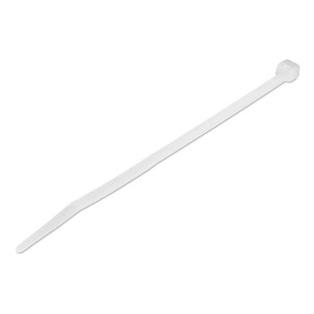 POWERTECH δεματικά καλωδίων TIES-043, 200x2.5mm, λευκά, 100τμχ