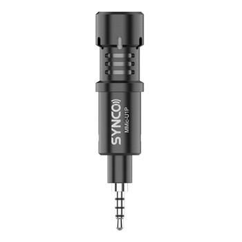 SYNCO μικρόφωνο για smartphone SY-U1P-MMIC, 3.5mm, μαύρο SYNCO μικρόφωνο για smartphone SY-U1P-MMIC, 3.5mm, μαύρο