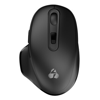 POWERTECH ασύρματο ποντίκι PT-1152, USB & USB-C δέκτη, 1600DPI, μαύρο