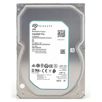 SEAGATE σκληρός δίσκος 3.5" Iron Wolf Pro, 4TB 256MB, 7200RPM, 6Gb/s, FR