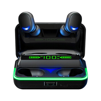 DM-0062-A . Ασύρματα in-ear ακουστικά με θήκη φόρτισης και powerbank Rebel SN-E10