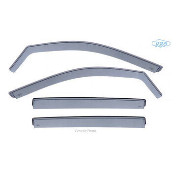 ANEM.SETDGA08040FR FORD FIESTA 5D 2008-2017 ΣΕΤ ΑΝΕΜΟΘΡΑΥΣΤΕΣ ΑΠΟ ΕΥΚΑΜΠΤΟ ΧΥΤΟ ΑΚΡΥΛΙΚΟ ΓΥΑΛΙ  (CAST ACRYLIC GLASS) DGA - 4 ΤΕΜ.