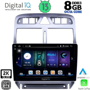 DIGITAL IQ BXD 11512_CPA (9inc) MULTIMEDIA TABLET OEM PEUGEOT 307 mod. 2001-2008