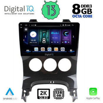 DIGITAL IQ BXD 11515_CPA A/C (9inc) MULTIMEDIA TABLET OEM PEUGEOT 3008 mod. 2008-2016 με A/C