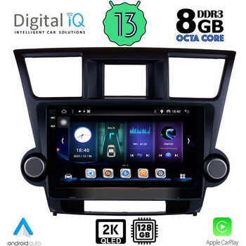 DIGITAL IQ BXD 11719_CPA (10inc) MULTIMEDIA TABLET OEM TOYOTA HIGHLANDER mod. 2008-2015