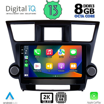 DIGITAL IQ BXD 11719_CPA (10inc) MULTIMEDIA TABLET OEM TOYOTA HIGHLANDER mod. 2008-2015