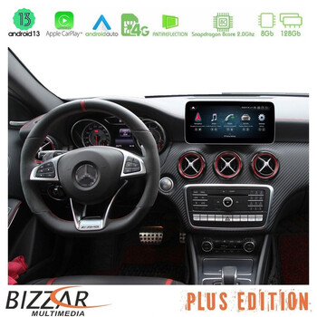 Bizzar oem Mercedes C/glc Class Ntg5 Android13 (8+128gb) Navigation Multimedia 10.25″ Anti-Reflection u-mb-6117-W205