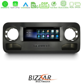 Bizzar oem Mercedes Sprinter W907 8core Android12 4+64gb Navigation Multimedia Tablet 10.25 (Oem Style) u-mr-Mb7826