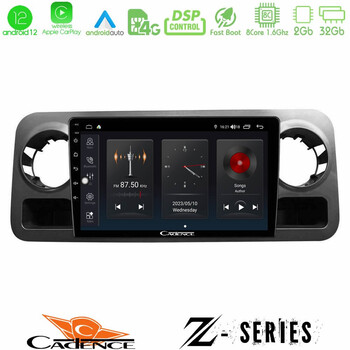 Cadence z Series Mercedes Sprinter W907 8core Android12 2+32gb Navigation Multimedia Tablet 10 u-z-Mb1463
