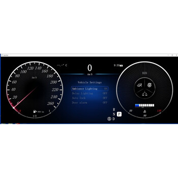 Mercedes e Class W212 2009-2011 Digital lcd Instrument Cluster 12.3 με hd Οθόνη 1920*720 u-dic-Mb212