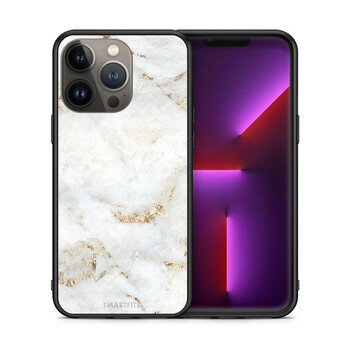 White Gold Marble - iPhone 13 Pro Max case