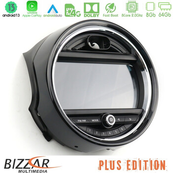 Bizzar oem Mini Cooper f56 8core Android13 8+64gb Navigation Multimedia System 9 u-mn-6305cl