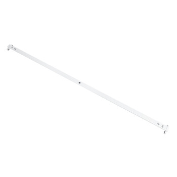 GloboStar® TUBATO 60154 Μεταλλικό Σκαφάκι για 2 x Λάμπες 150CM T8 G13 LED AC 220-240V IP20 Μ150 x Π7.2 x Υ4cm - 5 Χρόνια Εγγύηση