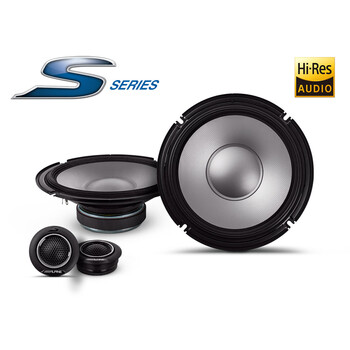 Alpine S2-S80C S-Series 20cm (8”) Component 2-Way Speakers
