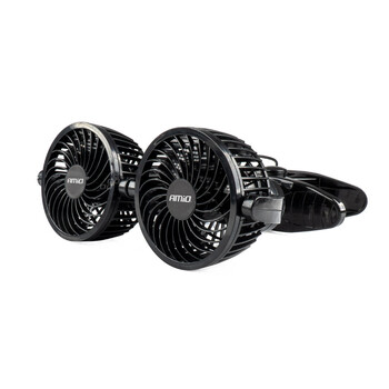 03013/AM ΑΝΕΜΙΣΤΗΡΑΣ ΔΙΠΛΟΣ 24V 2χ4''(10,8cm) ΜΕ ΦΙΣ ΑΝΑΠΤΗΡΑ/2 ΤΑΧΥΤΗΤΩΝ/ ΜΕ ΜΑΝΤΑΛΑΚΙ PRO SERIES ΑΜΙΟ - 1 ΤΕΜ.