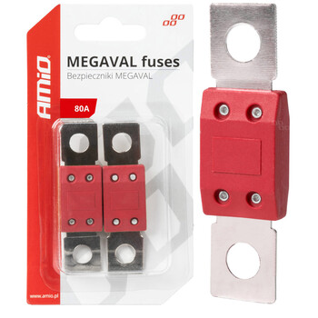 03462/AM ΑΣΦΑΛΕΙΕΣ MEGAVAL 80A AMIO - 2 Τεμ.