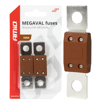 03472/AM ΑΣΦΑΛΕΙΕΣ MEGAVAL 500A AMIO - 2 Τεμ.