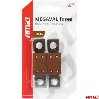 03472/AM ΑΣΦΑΛΕΙΕΣ MEGAVAL 500A AMIO - 2 Τεμ.