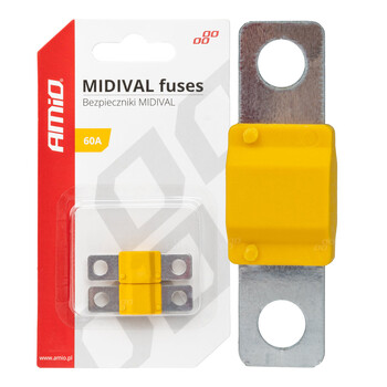 03476/AM ΑΣΦΑΛΕΙΕΣ MIDIVAL 60A AMIO - 2 Τεμ.