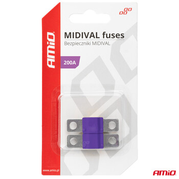 03482/AM ΑΣΦΑΛΕΙΕΣ MIDIVAL 200A AMIO - 2 Τεμ.
