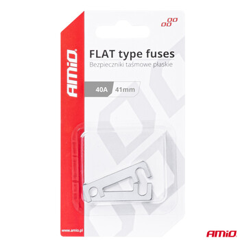 03490/AM ΑΣΦΑΛΕΙΕΣ FLAT 41mm 40A AMIO - 2 Τεμ.