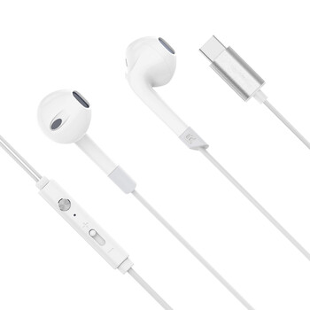 KMPC2-W . Ακουστικά in-ear USB-C με μικρόφωνο Kruger&Matz C2 λευκά