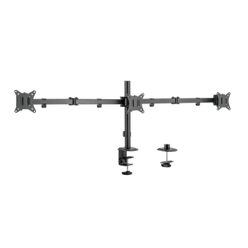 SBOX TABLE STAND FOR 3 MONITORS 17'-27' VESA 100x100 MAX
