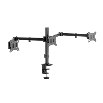 SBOX TABLE STAND FOR 3 MONITORS 17'-27' VESA 100x100 MAX