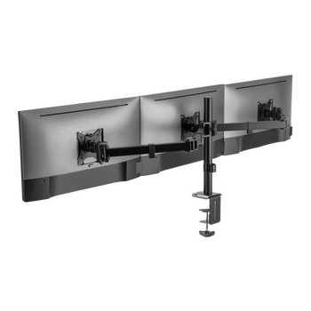 SBOX TABLE STAND FOR 3 MONITORS 17'-27' VESA 100x100 MAX