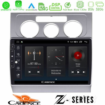 Cadence z Series vw Touran 2003-2011 8core Android12 2+32gb Navigation Multimedia Tablet 10 u-z-Vw1001