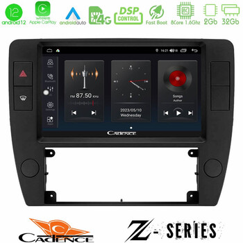 Cadence z Series vw Passat b5 2001-2005 8core Android12 2+32gb Navigation Multimedia Tablet 9 u-z-Vw1370