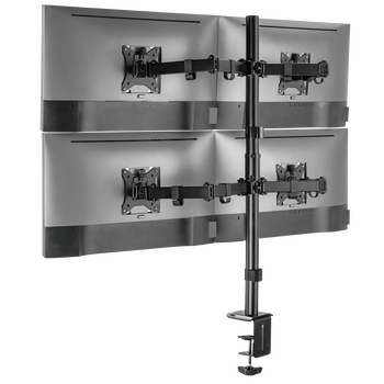 SBOX TABLE STAND FOR 4 MONTORS 17'-32' VESA 100x100 MAX