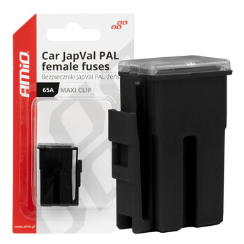 03415/AM ΑΣΦΑΛΕΙΕΣ JapVal PAL ΘΗΛΥΚΕΣ 65A ΣΕ ΜΑΥΡΟ ΧΡΩΜΑ AMIO - 2 Τεμ.